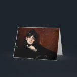 Edouard Manet - Berthe Morisot Reclining Karte<br><div class="desc">Berthe Morisot Reclining / Berthe Morisot etendue - Edouard Manet,  Oil on Leinwand,  1873</div>