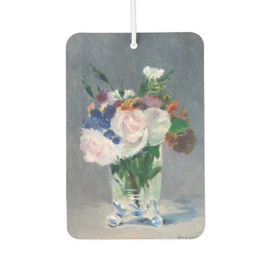 Edouard Manet - Blume in einer Kristallvase Autolufterfrischer (Vorderseite)