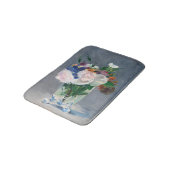 Edouard Manet - Blume in einer Kristallvase Badematte (Schrägansicht)