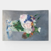 Edouard Manet - Blume in einer Kristallvase Banner (Horizontal)