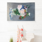 Edouard Manet - Blume in einer Kristallvase Banner (InSitu)