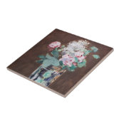 Edouard Manet - Blume in einer Kristallvase Fliese (Seite)