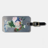 Edouard Manet - Blume in einer Kristallvase Gepäckanhänger (Vorderseite horizontal)