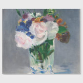 Edouard Manet - Blume in einer Kristallvase Geschenkpapier (Flach)
