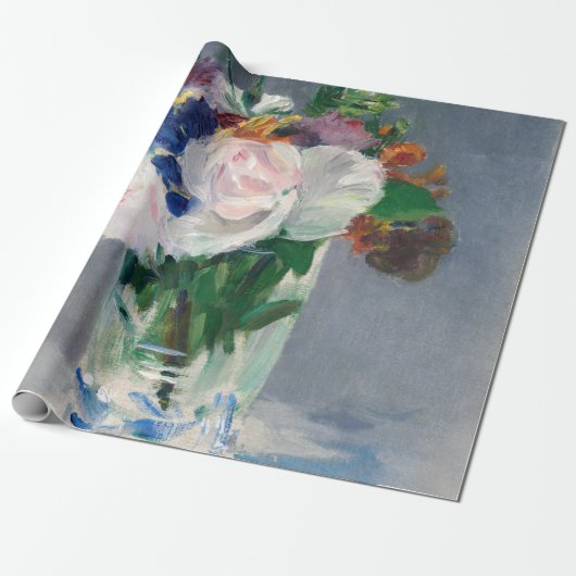 Edouard Manet - Blume in einer Kristallvase Geschenkpapier (Ungerollt)