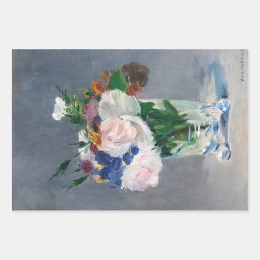 Edouard Manet - Blume in einer Kristallvase Geschenkpapier Set (Vorderseite 2)
