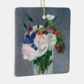 Edouard Manet - Blume in einer Kristallvase Keramikornament (Rechts)