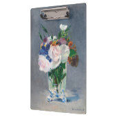Edouard Manet - Blume in einer Kristallvase Klemmbrett (Links)