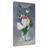 Edouard Manet - Blume in einer Kristallvase Klemmbrett (Rechts)