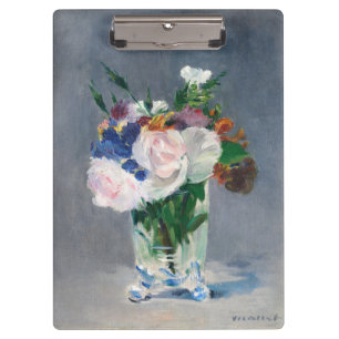 Edouard Manet - Blume in einer Kristallvase Klemmbrett