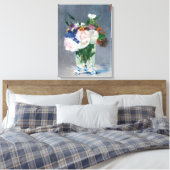 Edouard Manet - Blume in einer Kristallvase Leinwanddruck (Insitu (Schlafzimmer))