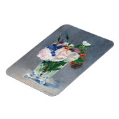 Edouard Manet - Blume in einer Kristallvase Magnet (Linke Seite)