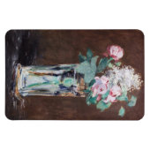 Edouard Manet - Blume in einer Kristallvase Magnet (Horizontal)