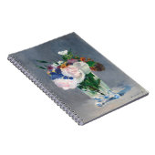 Edouard Manet - Blume in einer Kristallvase Notizblock (Rechte Seite)