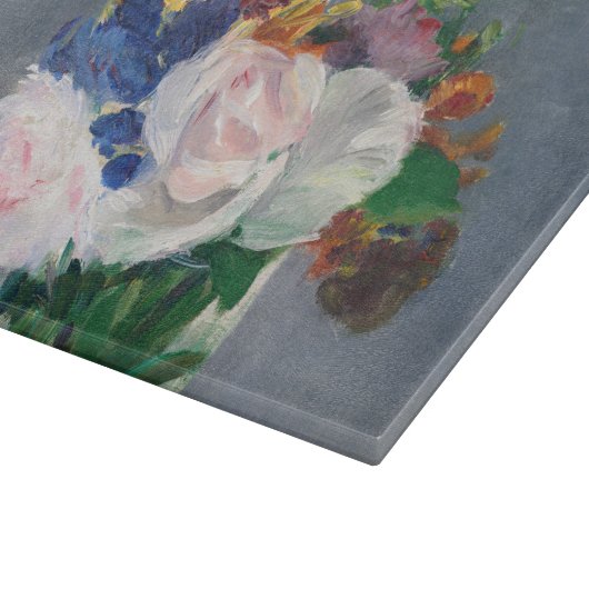 Edouard Manet - Blume in einer Kristallvase Schneidebrett (Ecke)