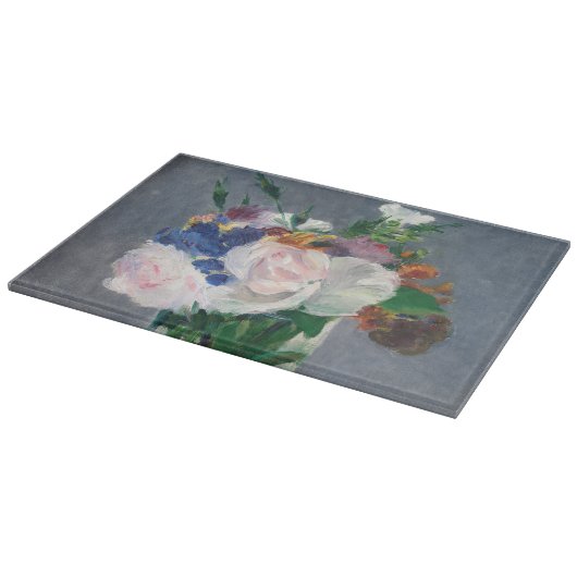 Edouard Manet - Blume in einer Kristallvase Schneidebrett (Ecke)