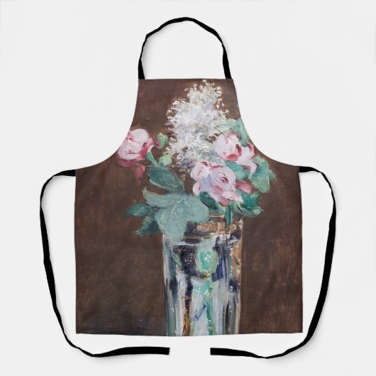 Edouard Manet - Blume in einer Kristallvase Schürze (Vorderseite)