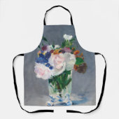 Edouard Manet - Blume in einer Kristallvase Schürze (Vorderseite)
