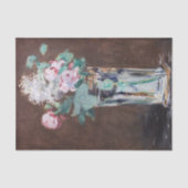 Edouard Manet - Blume in einer Kristallvase Seidenpapier (Vorderseite)