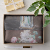 Edouard Manet - Blume in einer Kristallvase Seidenpapier (Geschenk)