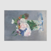 Edouard Manet - Blume in einer Kristallvase Seidenpapier (Vorderseite)