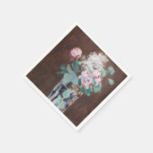 Edouard Manet - Blume in einer Kristallvase Serviette (Ecke)