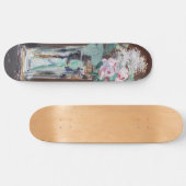 Edouard Manet - Blume in einer Kristallvase Skateboard (Horizontal)