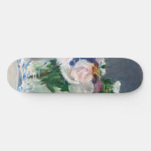 Edouard Manet - Blume in einer Kristallvase Skateboard (Horizontal)