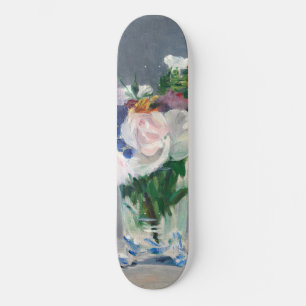 Edouard Manet - Blume in einer Kristallvase Skateboard