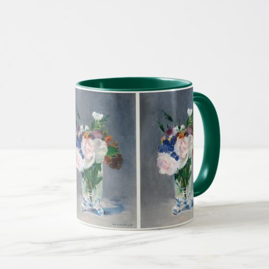 Edouard Manet - Blume in einer Kristallvase Tasse (VorderseiteRechts)