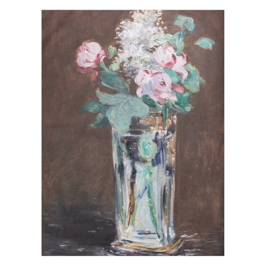 Edouard Manet - Blume in einer Kristallvase Tischdecke (Vorderseite)