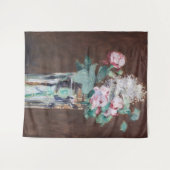 Edouard Manet - Blume in einer Kristallvase Wandteppich (Vorderseite (Horizontal))