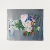 Edouard Manet - Blume in einer Kristallvase Wandteppich (Vorderseite (Horizontal))