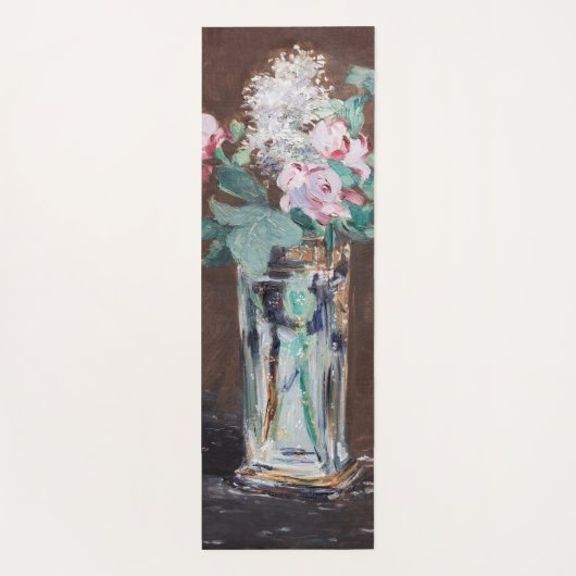 Edouard Manet - Blume in einer Kristallvase Yogamatte (Rückseite)