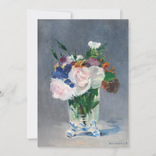 Edouard Manet - Blumen in einer Kristallvase Einladung