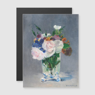 Edouard Manet - Blumen in einer Kristallvase Magnetkarte
