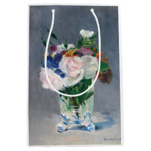 Edouard Manet - Blumen in einer Kristallvase Mittlere Geschenktüte