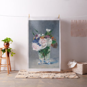 Edouard Manet - Blumen in einer Kristallvase Stoff