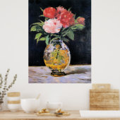 Edouard Manet - Blumenstrauß, Poster (Küche)