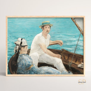 Edouard Manet Boating Malerei Kunst Druck Poster