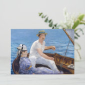 Edouard Manet - Boot Dankeskarte (Stehend Vorderseite)