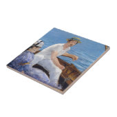 Edouard Manet - Boot Fliese (Seite)