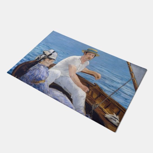 Edouard Manet - Boot Fußmatte (Schrägansicht)