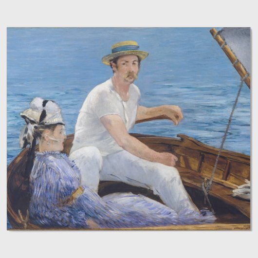 Edouard Manet - Boot Geschenkpapier (Flach)