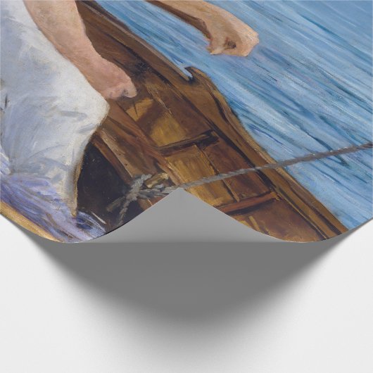 Edouard Manet - Boot Geschenkpapier (Ecke)