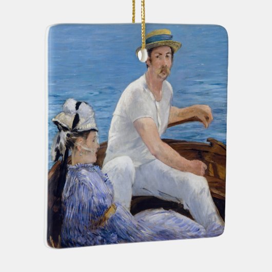 Edouard Manet - Boot Keramikornament (Rechts)