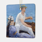 Edouard Manet - Boot Keramikornament (Links)