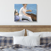 Edouard Manet - Boot Leinwanddruck (Insitu (Schlafzimmer))