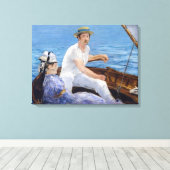 Edouard Manet - Boot Leinwanddruck (Insitu (Holzboden))