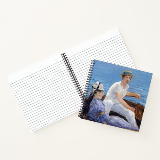 Edouard Manet - Boot Notizblock (Innenseite)
